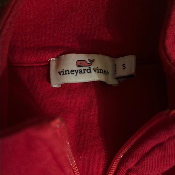 Vineyard Vines 1/4 quarter zip sweatshirt with sweater inset whale small s - Picture 6 of 17